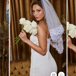 GRACELAND LACE DETAIL VEIL- 12th tribe